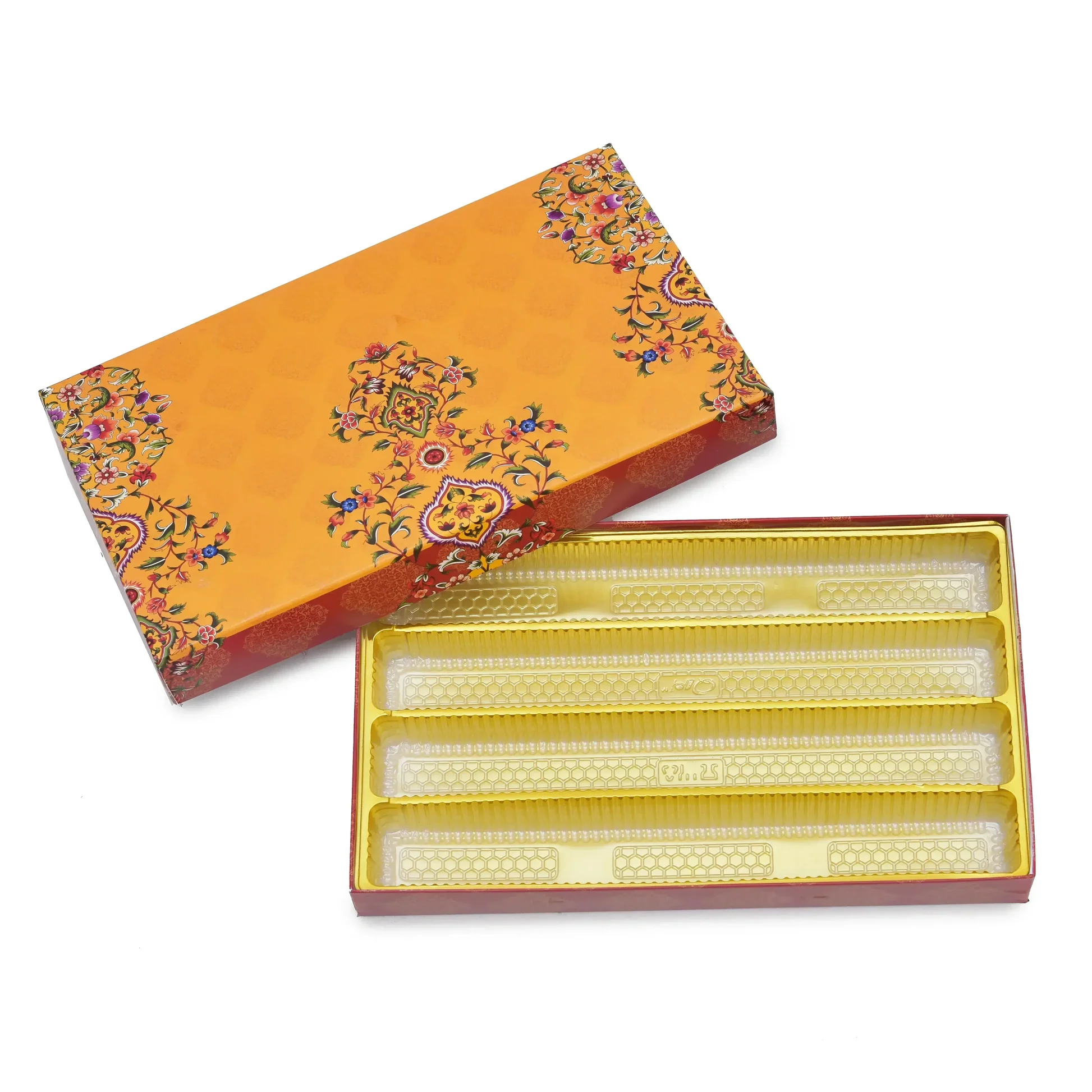 Luxury 1kg Gold Foil Mithai Box