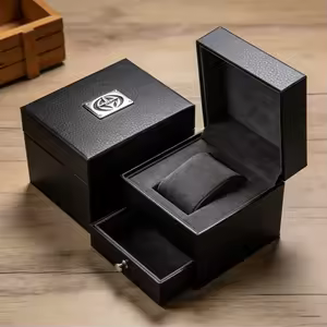 Matte Black Rigid Watch Box thumbnail 1